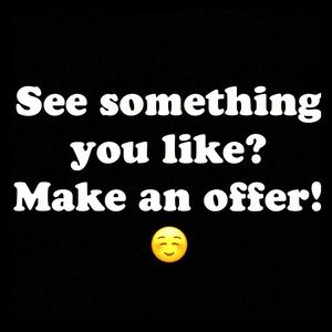 See something you like? Make an offer! ☺️